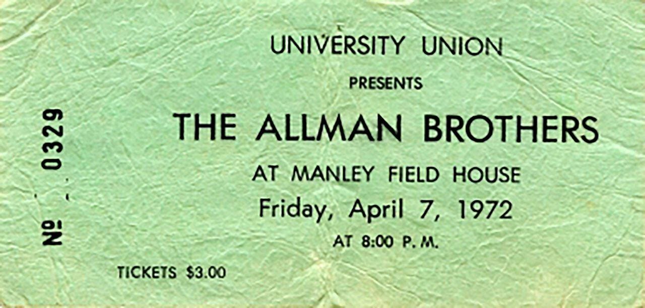 Allman Brothers Band Syracuse concert