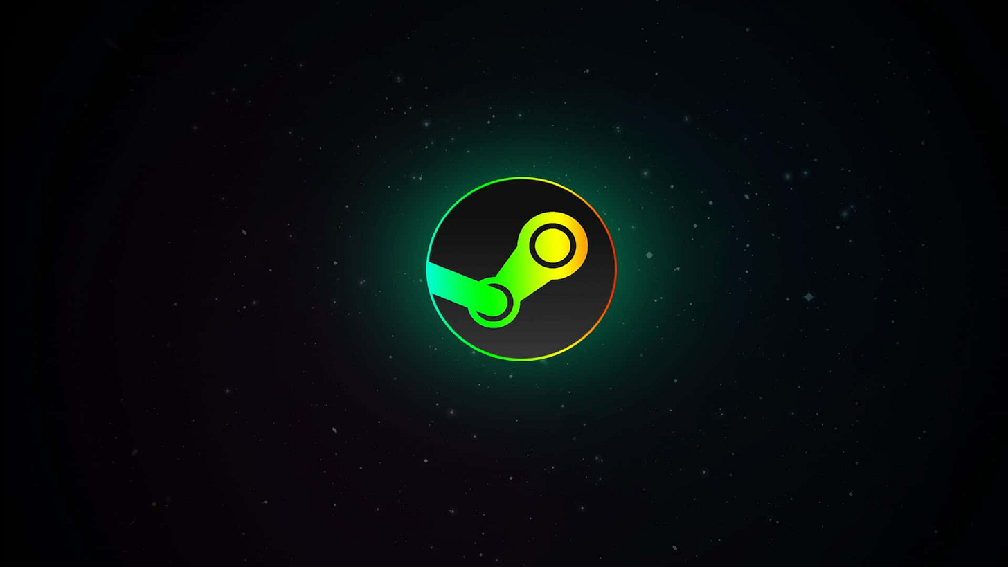 Steam Platform Logo Space Background Wallpaper | WallpapersOK