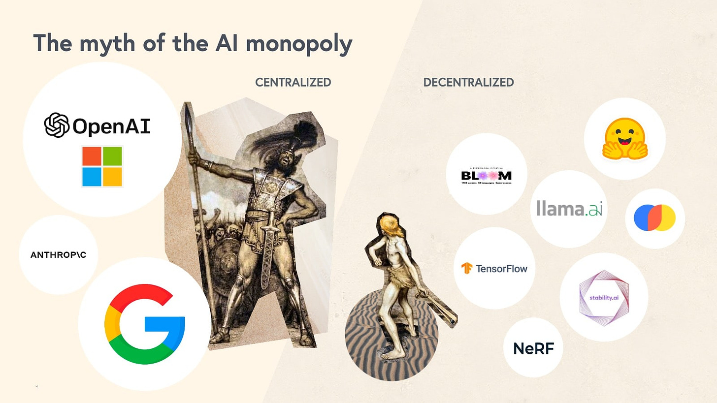The myth of the AI monopoly 