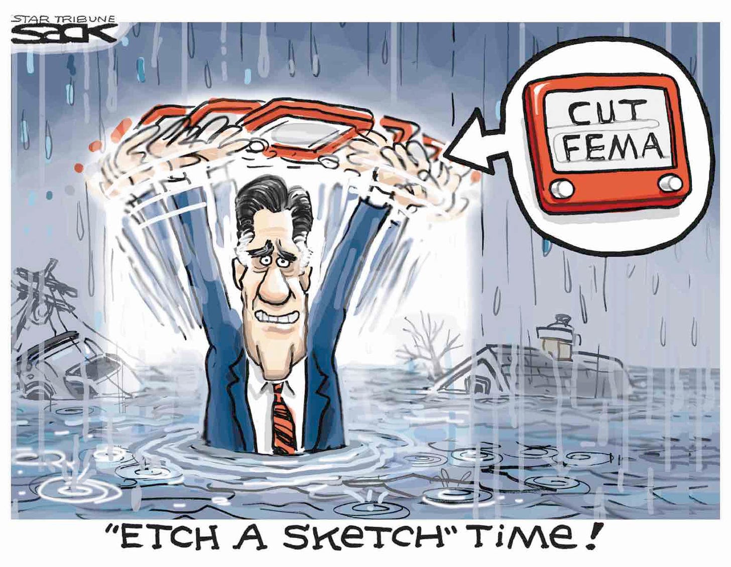 Mitt Romney threatens FEMA funding