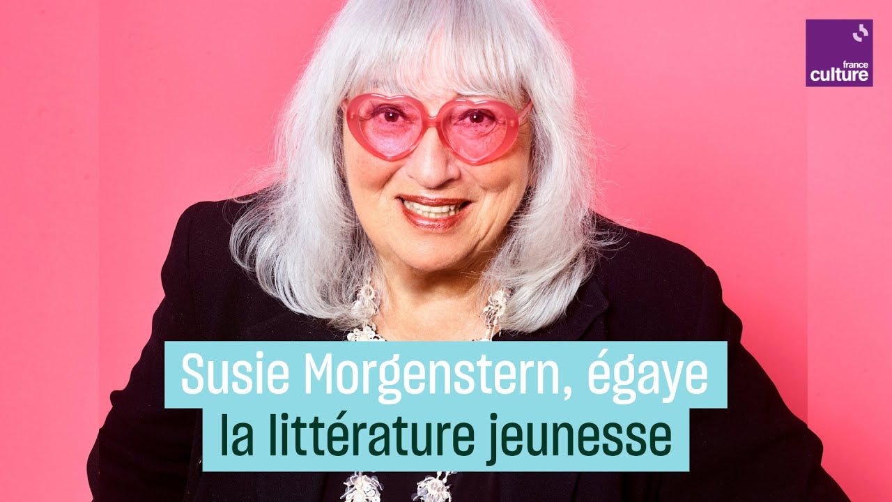 Susie Morgenstern égaye la littérature jeunesse - YouTube