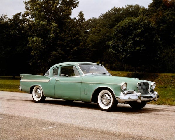 Photo of a studebaker hawk