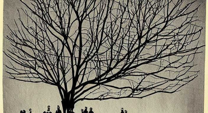 Tree silhouette
