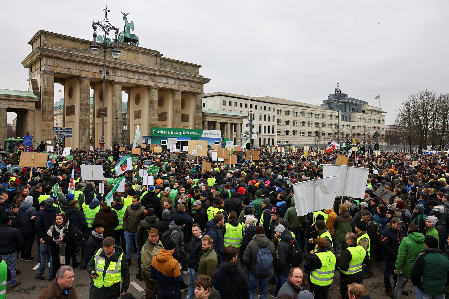 German farmers protest with tractors against austerity measures | Reuters