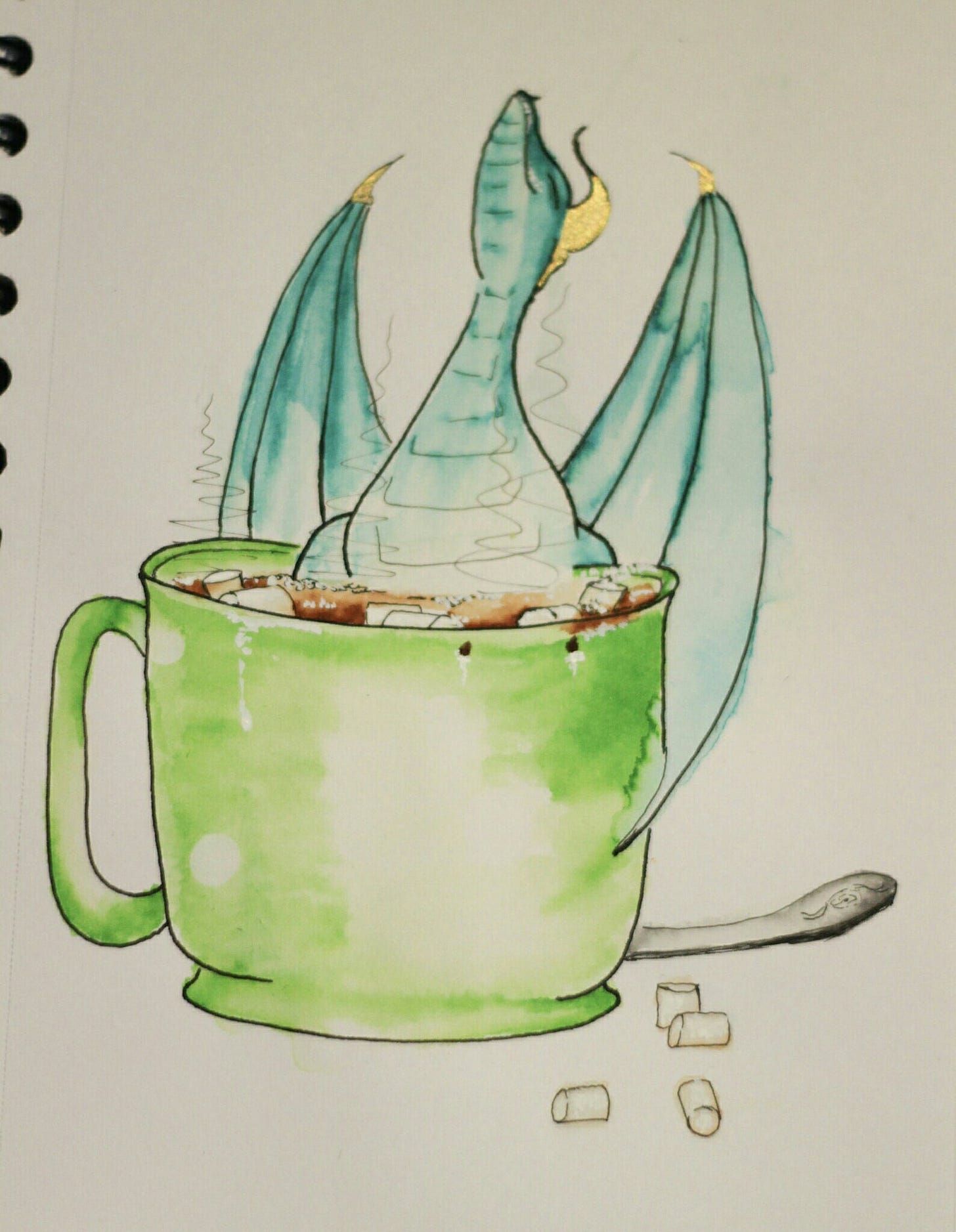 Dragon in Mug