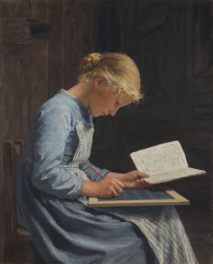 Albert Anker - Diligence