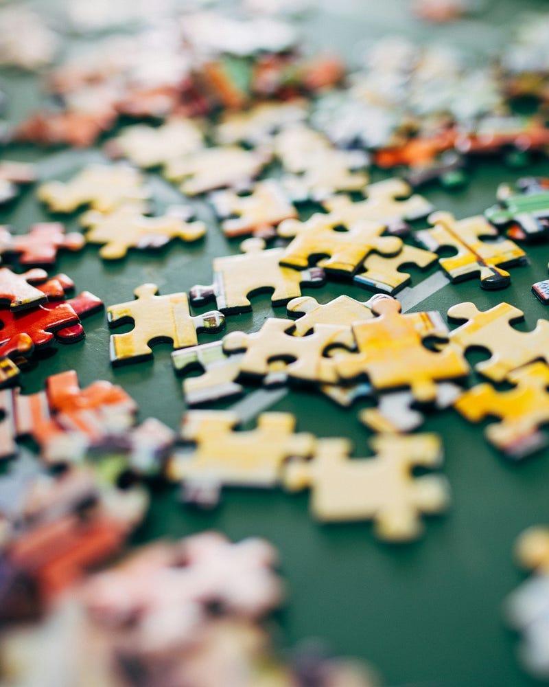 Pieces of a puzzle Pieces of a puzzle