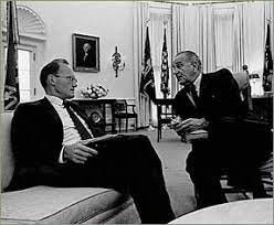 McGeorge Bundy and Lyndon Johnson discuss troop increase | The President  Calling