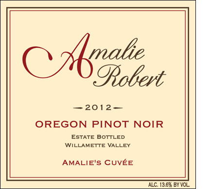 2012 Amalie's Cuvee Pinot Noir.