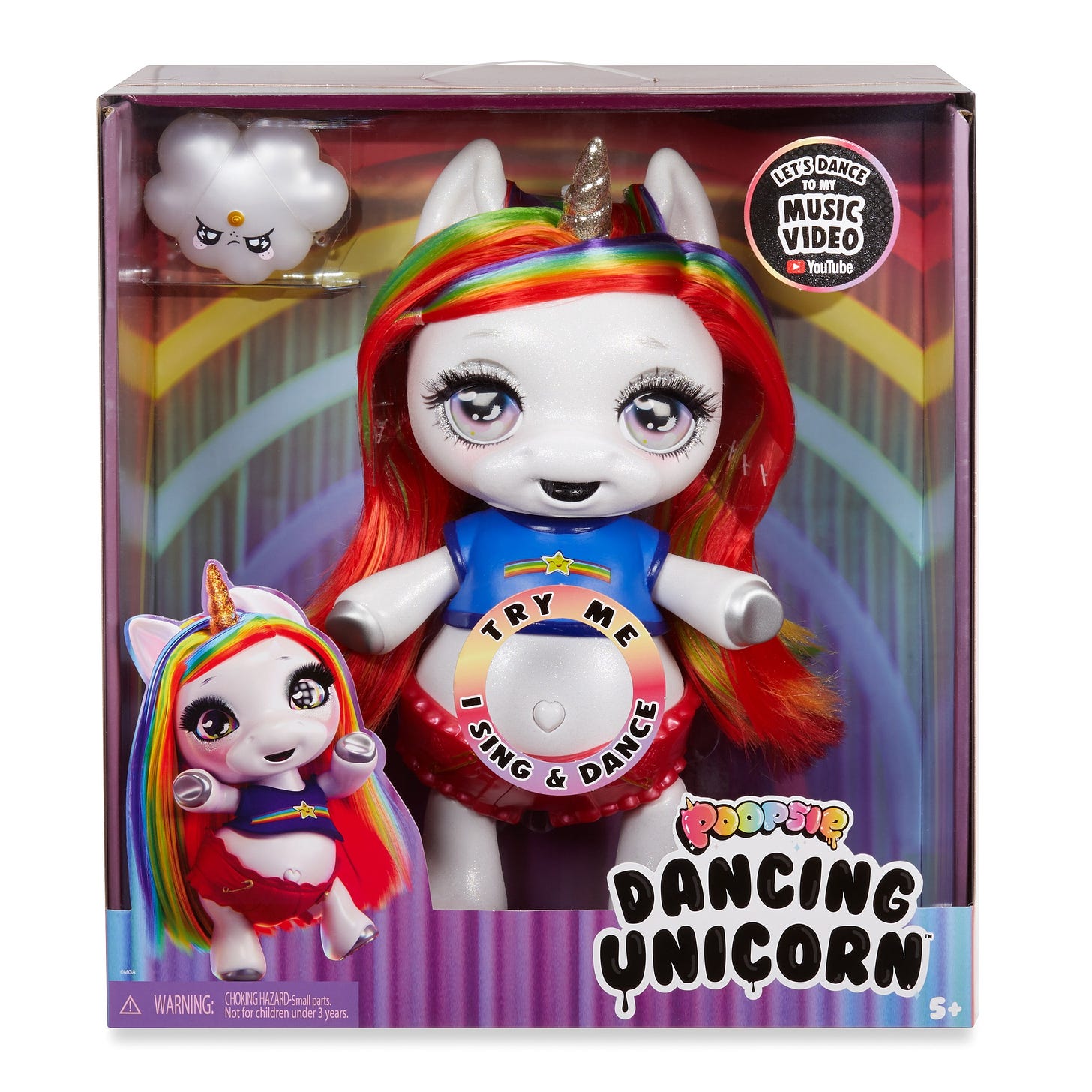 Poopsie Dancing Unicorn Rainbow Brightstar – Dancing and Singing Unicorn  Doll (Battery-Powered Robotic Toy) - Walmart.com