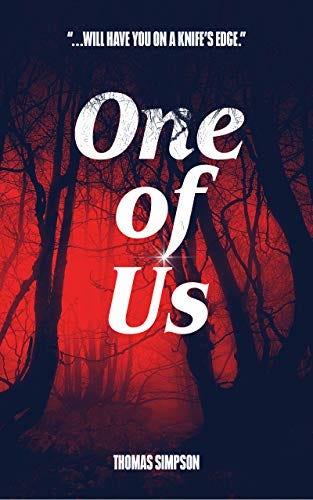 Book cover of One of Us by Thomas Simpson
