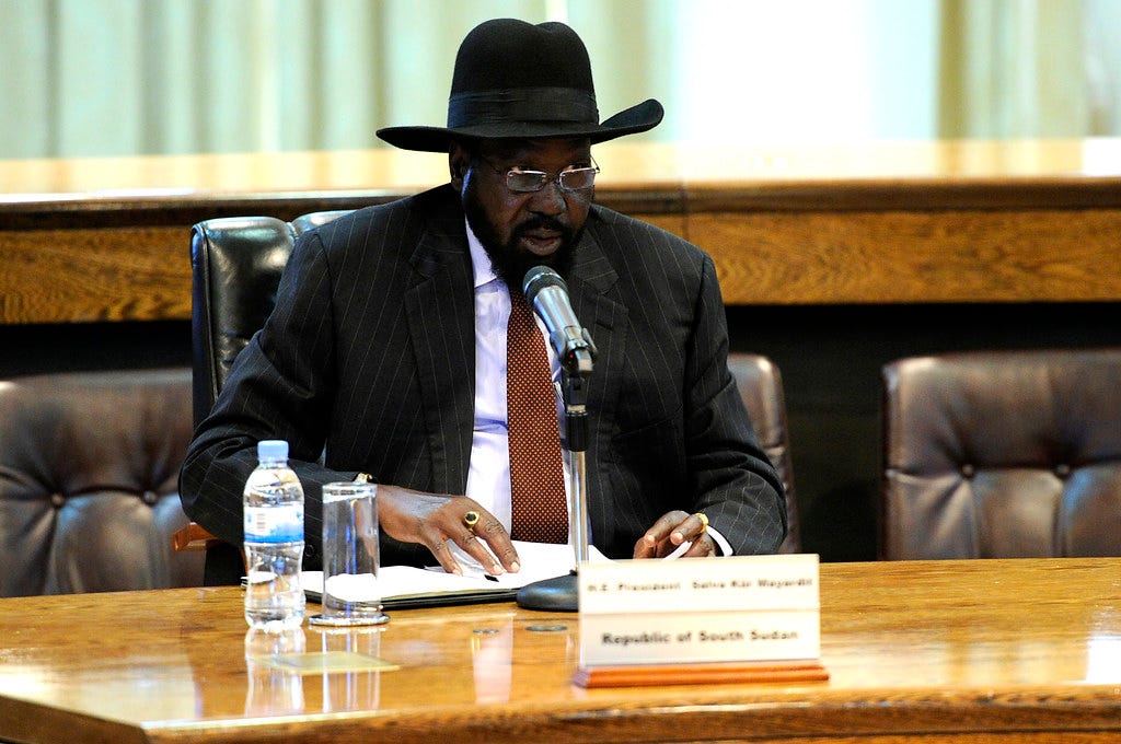 President Salva Kiir of South Sudan gives his remarks at t… | Flickr