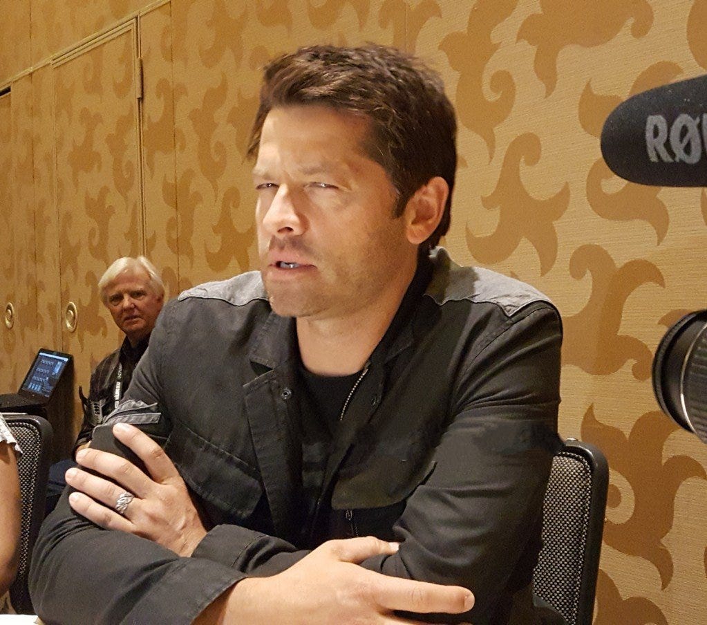 misha collins gets deep in mttg interview at comic con