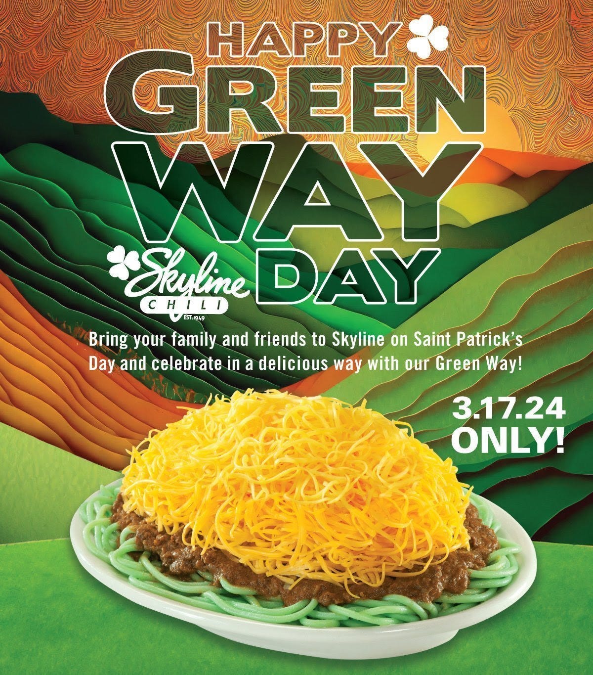 Celebrate Green Way Day this Sunday, 3/17! 