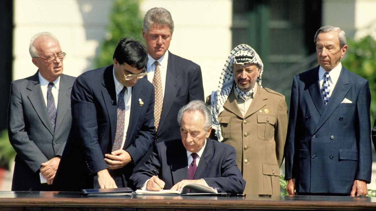 The Oslo accords were always doomed to fail