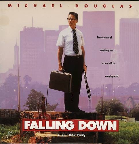 FALLING DOWN. (1993) REVIEW BY SANDRA HARRIS. © –  sandrafirstruleoffilmclubharris