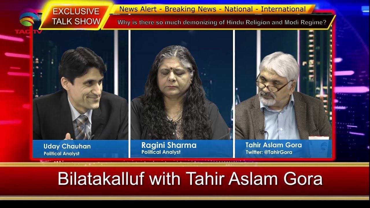 Why is there demonizing for Hindus and Modi Ji – Bilatakalluf Discussion with Tahir Gora @TAG TV