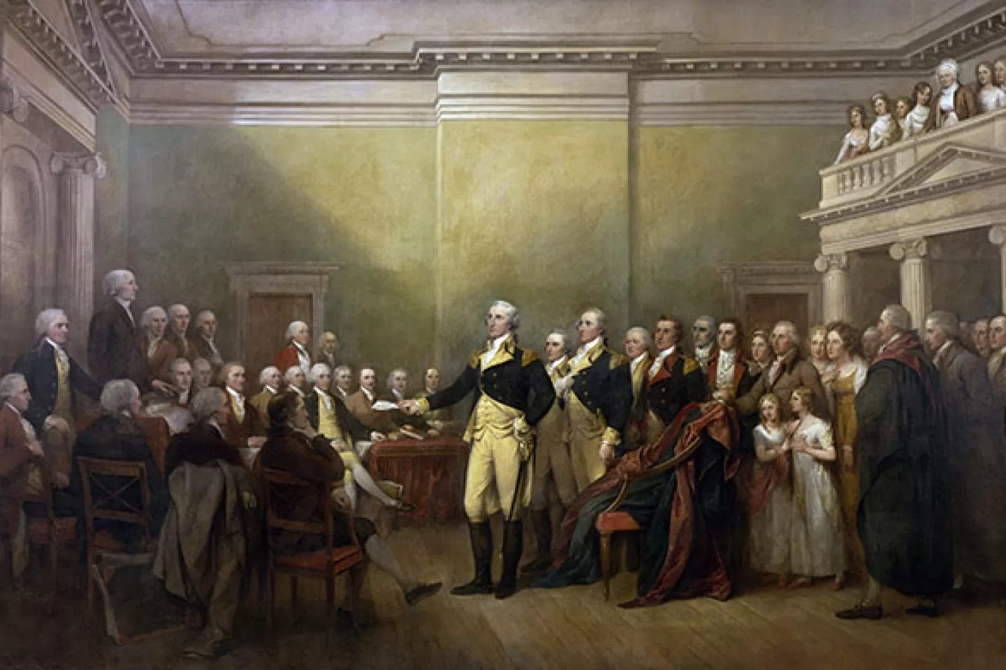 General George Washington Resigning His Commission | AOC
