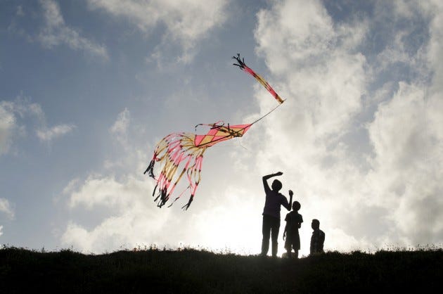 kite flying