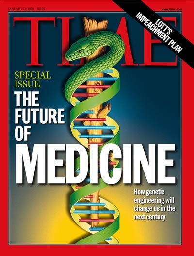 TIME Magazine Cover: Future of Medicine - Jan. 11, 1999 - Business - Health  & Medicine