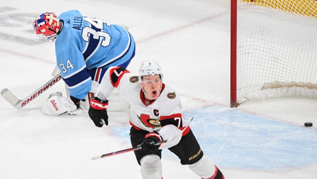 Ottawa Senators beat Montreal Canadiens 5-4 | CTV News