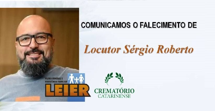 Morre o locutor Sérgio Roberto, da Studio FM
