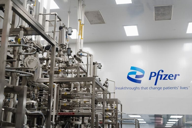 The Pfizer research and manufacturing site in Andover, Mass. Pfizer&#8217;s  acquisition of Seagen adds a host of new drugs called antibody-drug conjugates to Pfizer&#8217;s portfolio. ADCs have become some of pharma&#8217;s most desired products. (Bloomberg)