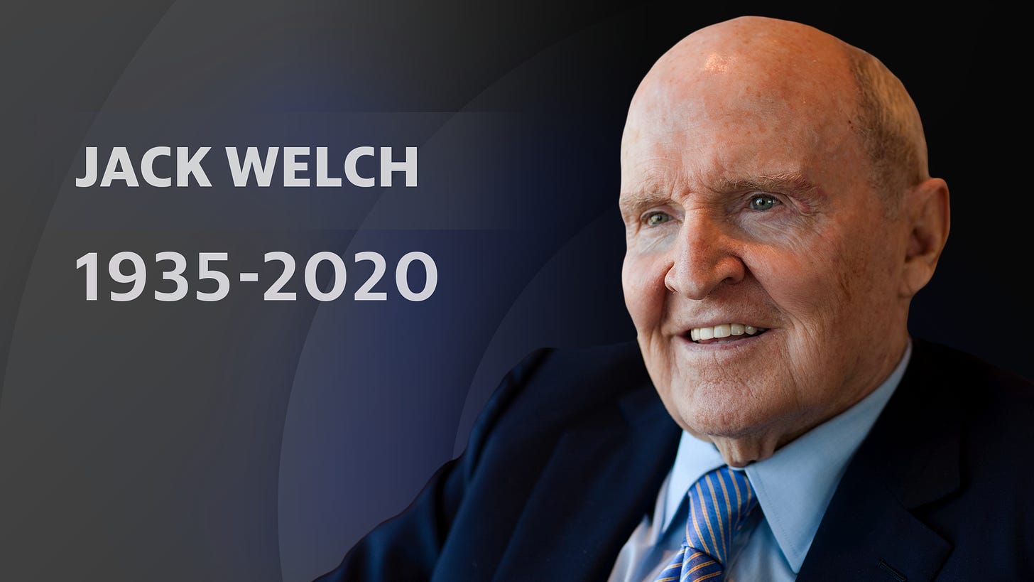 Legendary Business Magnate and Iconic General Electric's CEO Jack Welch  passed away at the age of 84 - INTLBM