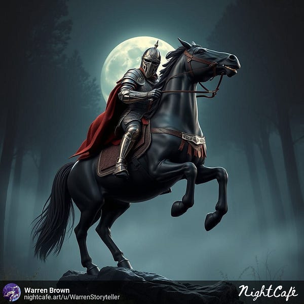 knight on a horse