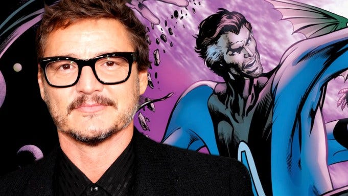 Pedro Pascal and Reed Richards from The Fantastic Four