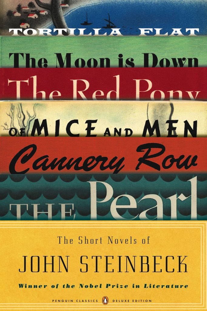 The Short Novels of John Steinbeck cover