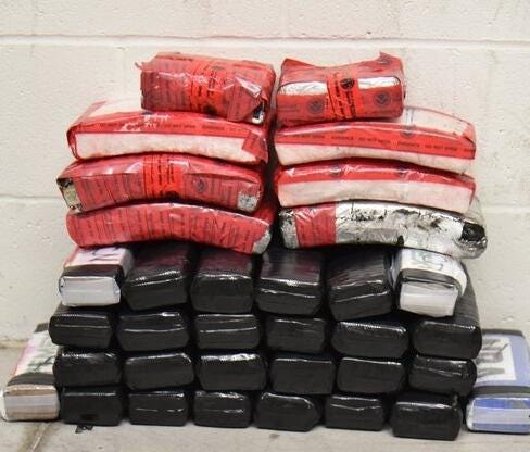 51 pounds of cocaine seized by CBP Officers in Laredo, Texas