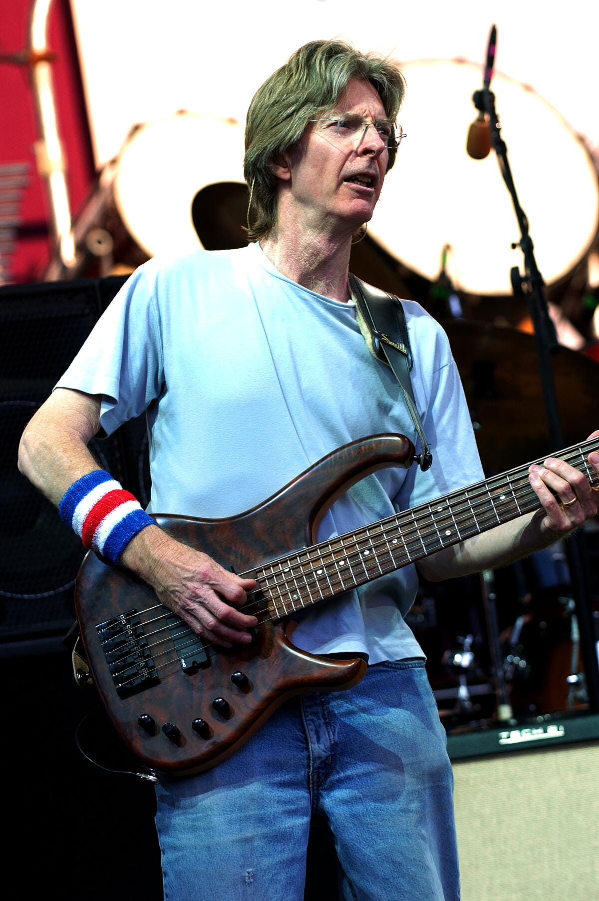 Phil Lesh of The Dead performing in 2004.