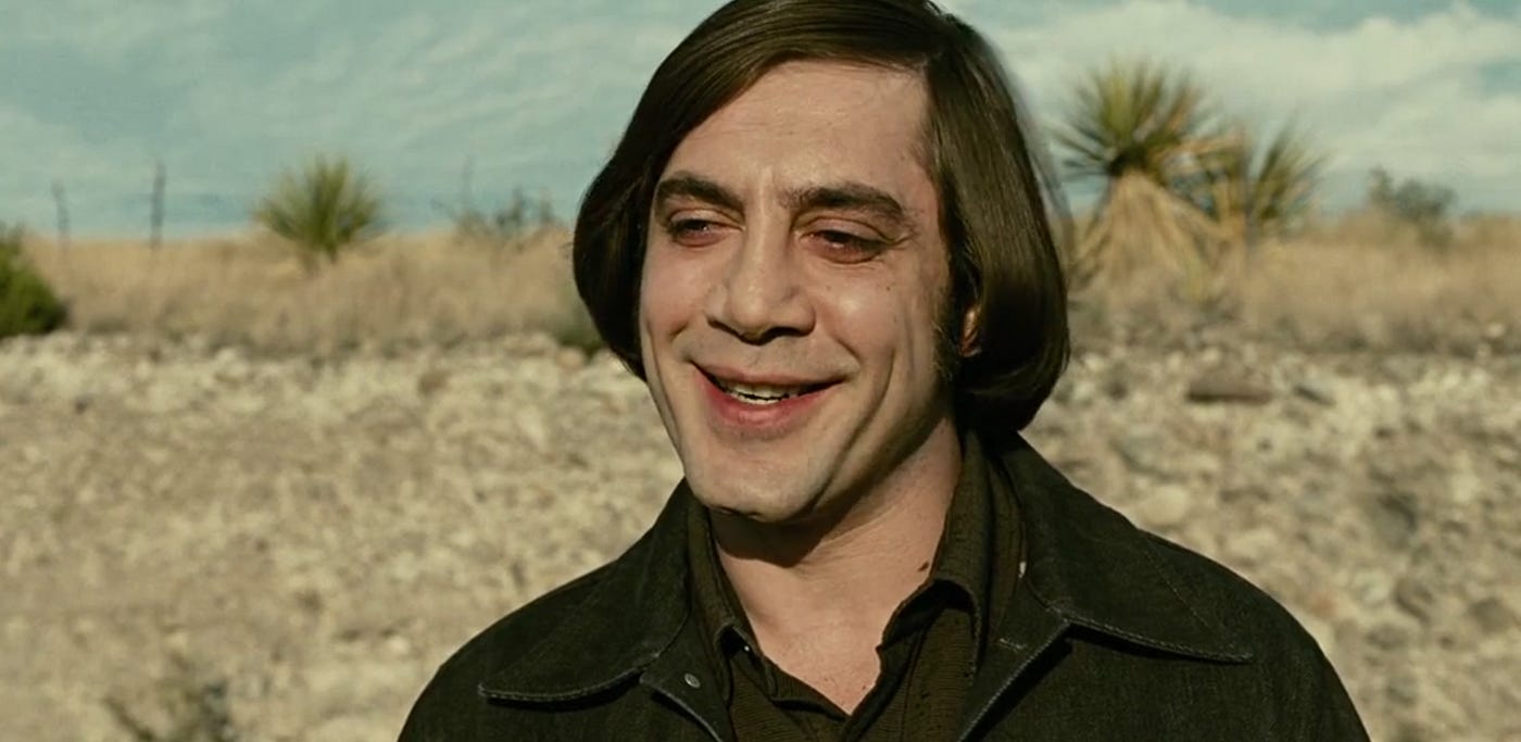 Anton Chigurh | Creating Cinema's Most Uncanny Villain. | by Directors  Spotlight | Medium