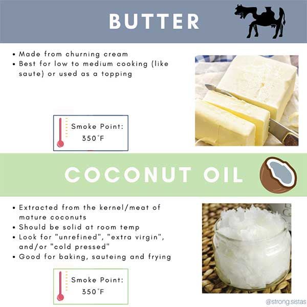 butter coconut oil
