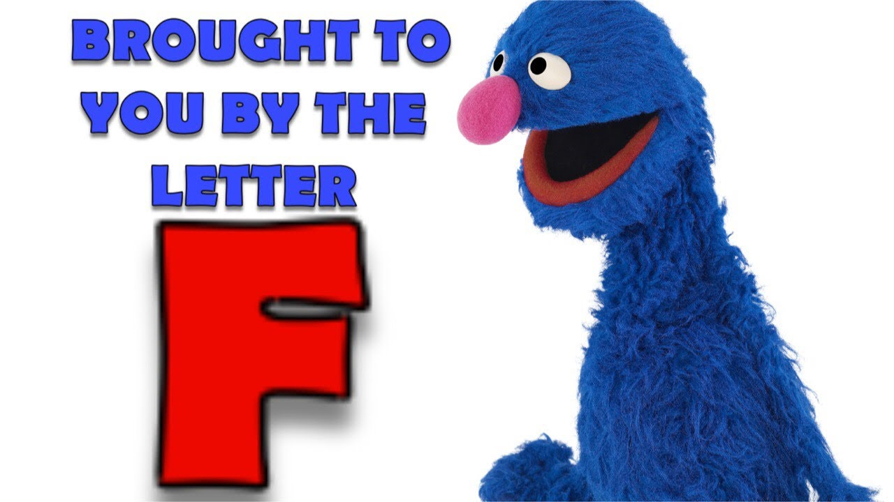 Sesame Street F For Faces
