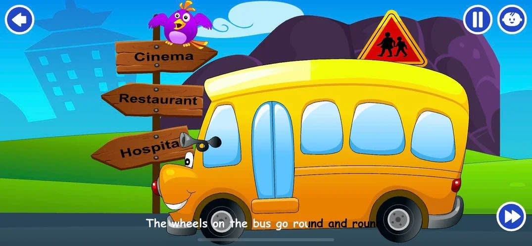 The Wheels On The Bus on Kidloland