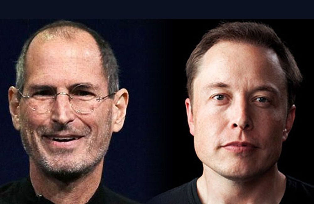 Steve Jobs vs Elon Musk: The Similarities, Differences and Lessons We Can  Learn | by Trifon Tsvetkov | Medium