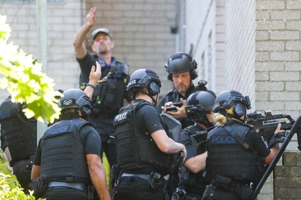 Armed police raid property following 'disturbance' involving firearm -  Somerset Live