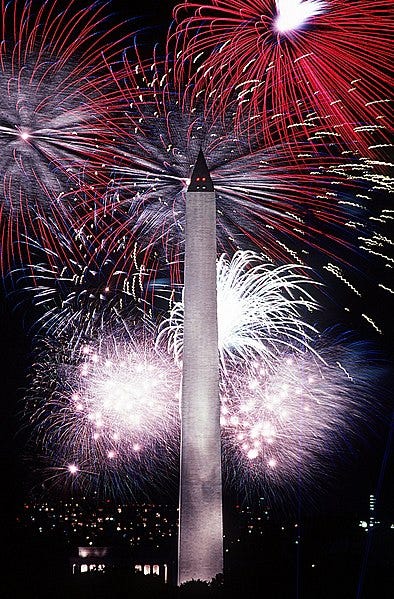 File:Fourth of July fireworks behind the Washington Monument, 1986.jpg