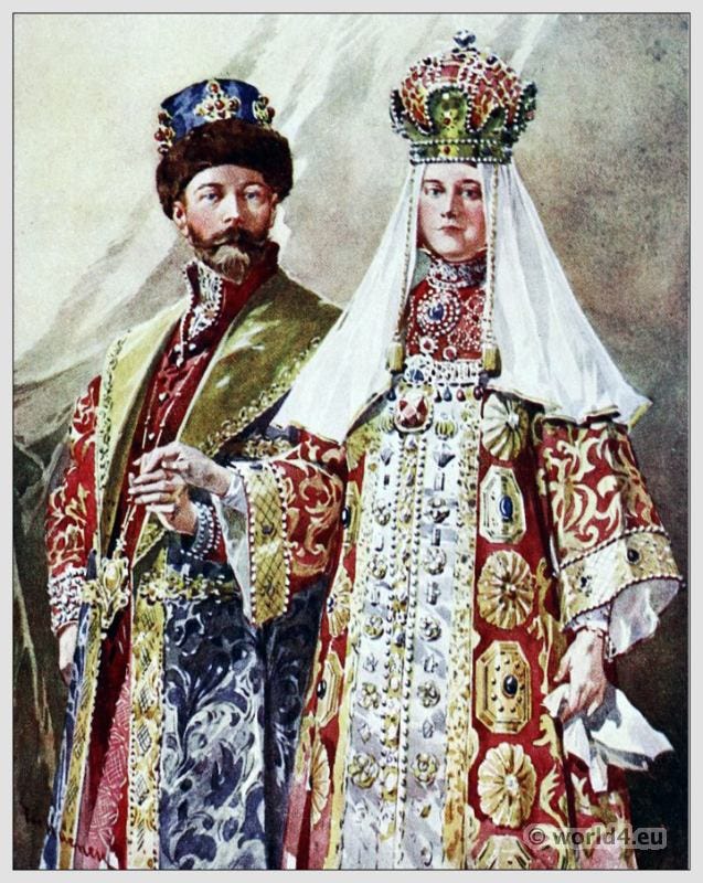 Tsar Nicholas II and Empress Alexandra.