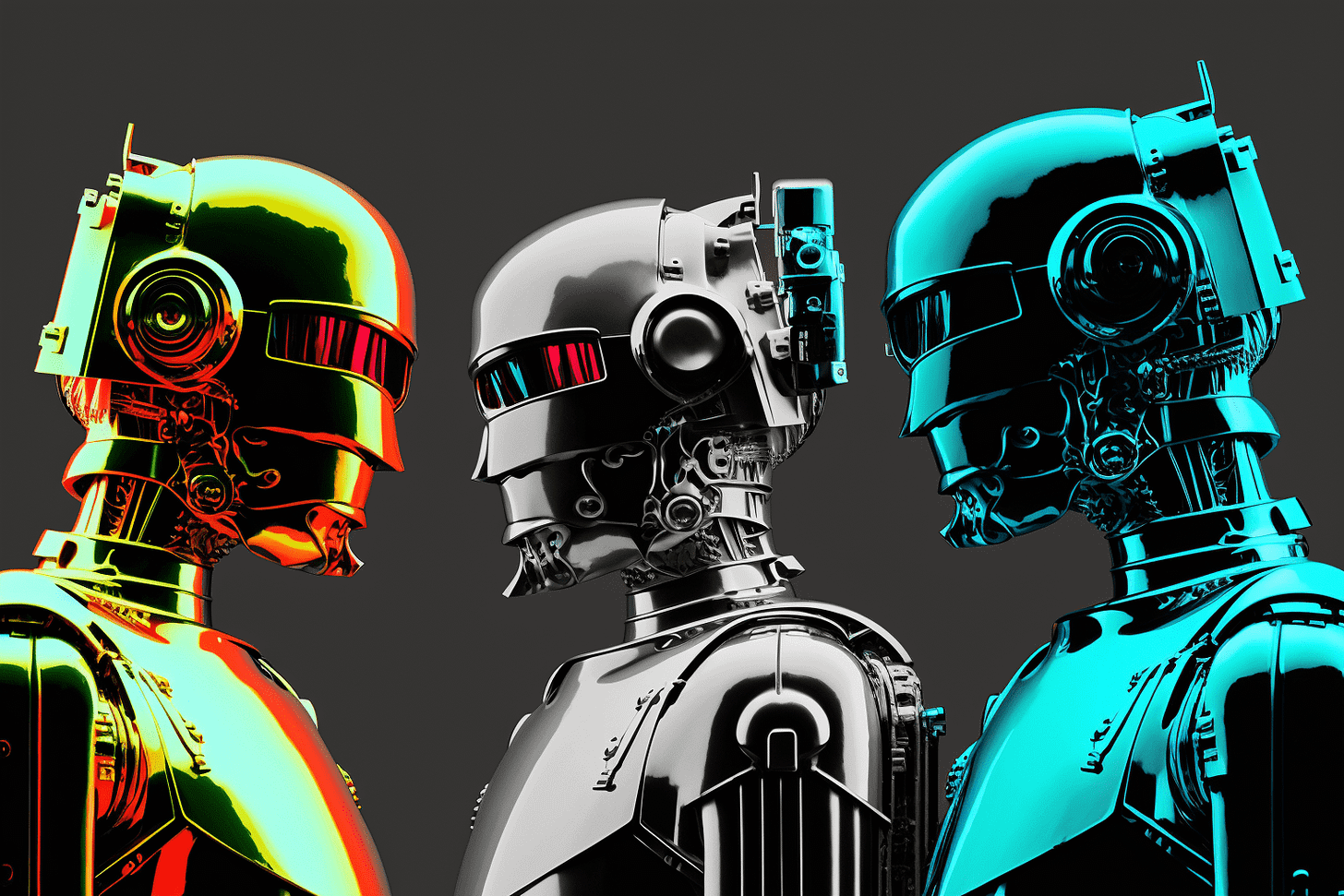 three robots
