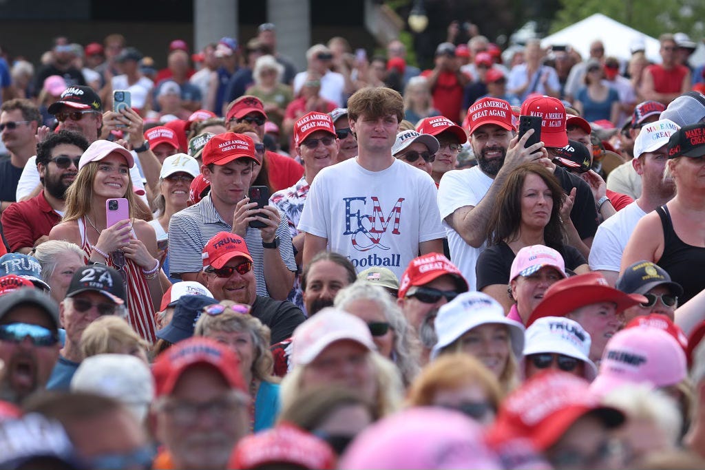 Are Young Men Really Going to Vote for Donald Trump? - The Survey Center on  American Life