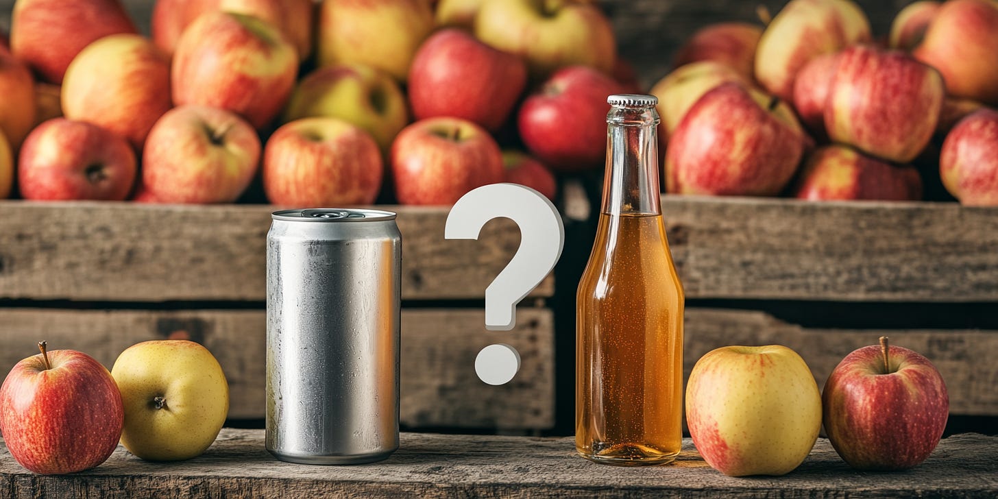 cider packaging options