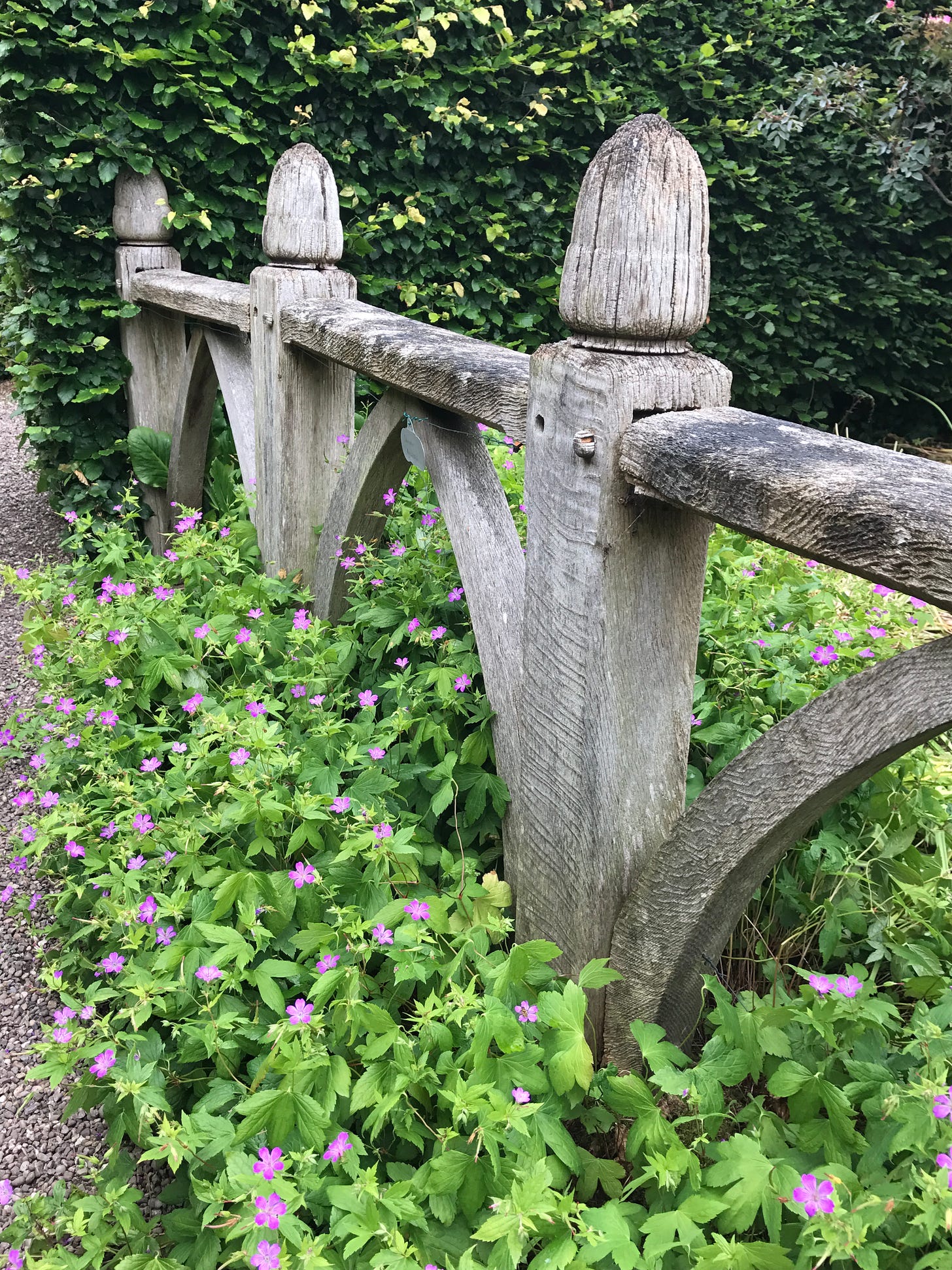 The woodwork at Wollerton was impressive, with oak being made into railing for the edges of some gardens: pergolas, the loggia and other structures all carefully made. The woodwork at Wollerton was impressive, with oak being made into railing for the edges of some gardens: pergolas, the loggia and other structures all carefully made.