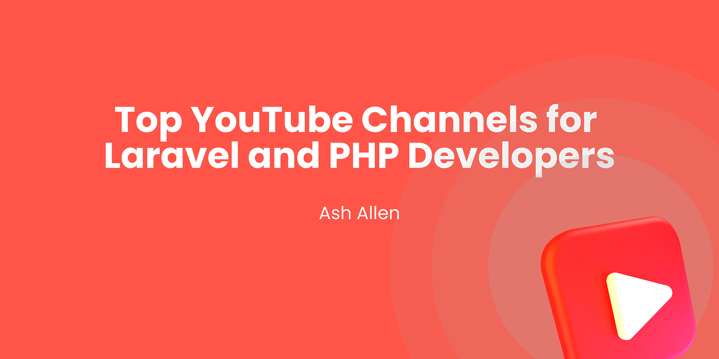 Stay up-to-date with the latest trends in the Laravel and PHP communities by subscribing to these top YouTube channels. From beginner tutorials to advanced tips, these channels have something for every level of developer.