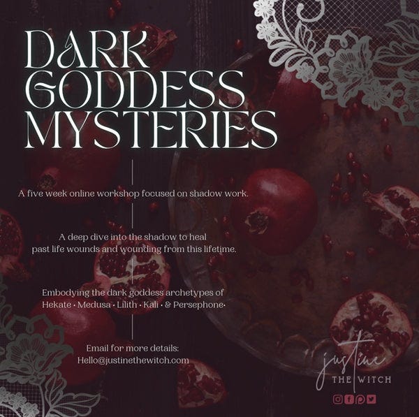 Dark Goddess Mysteries - Justine The Witch