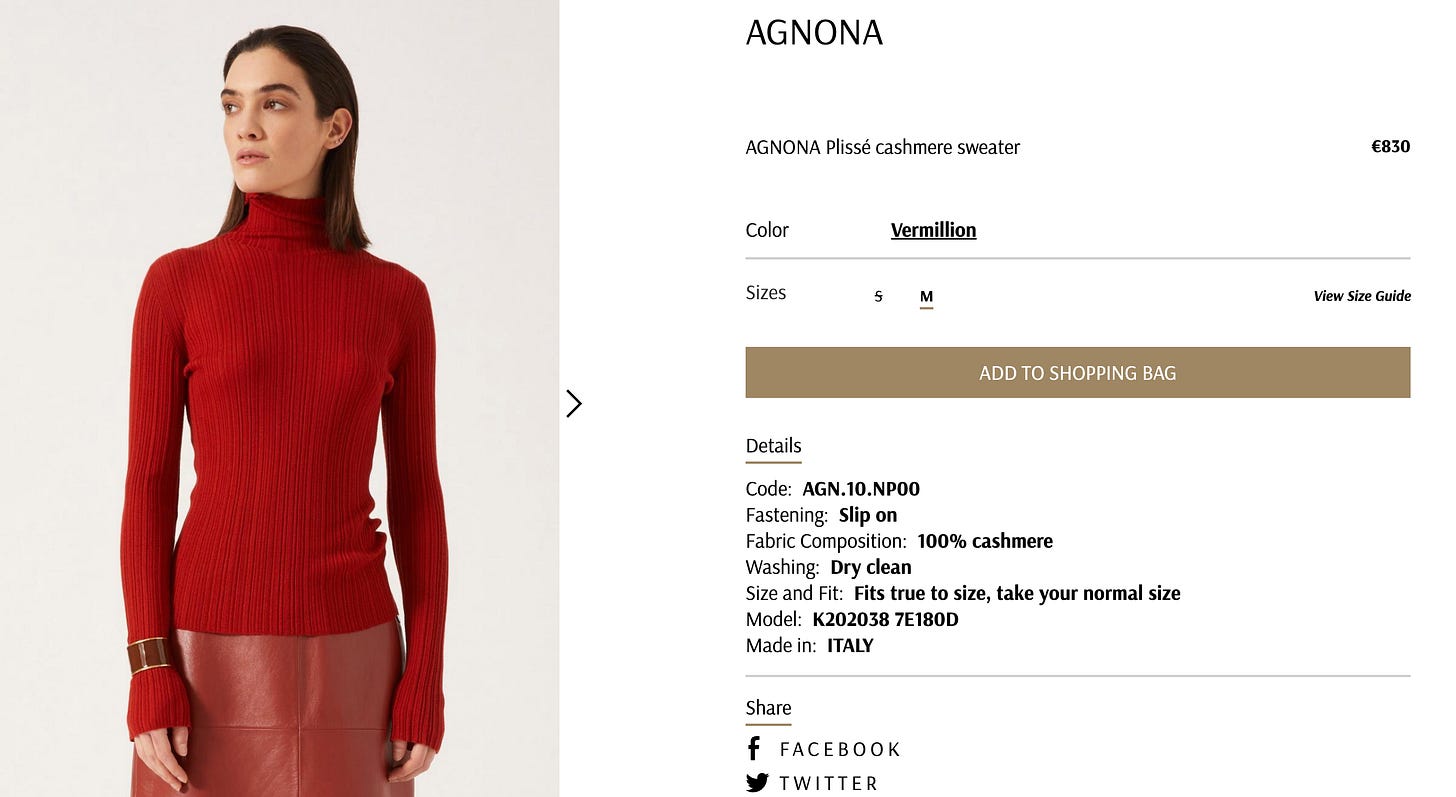 Plissé Cashmere by Agnona