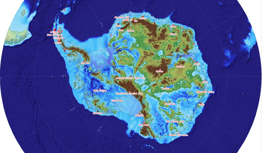 New Antarctic map reveals hidden secrets | Polarjournal