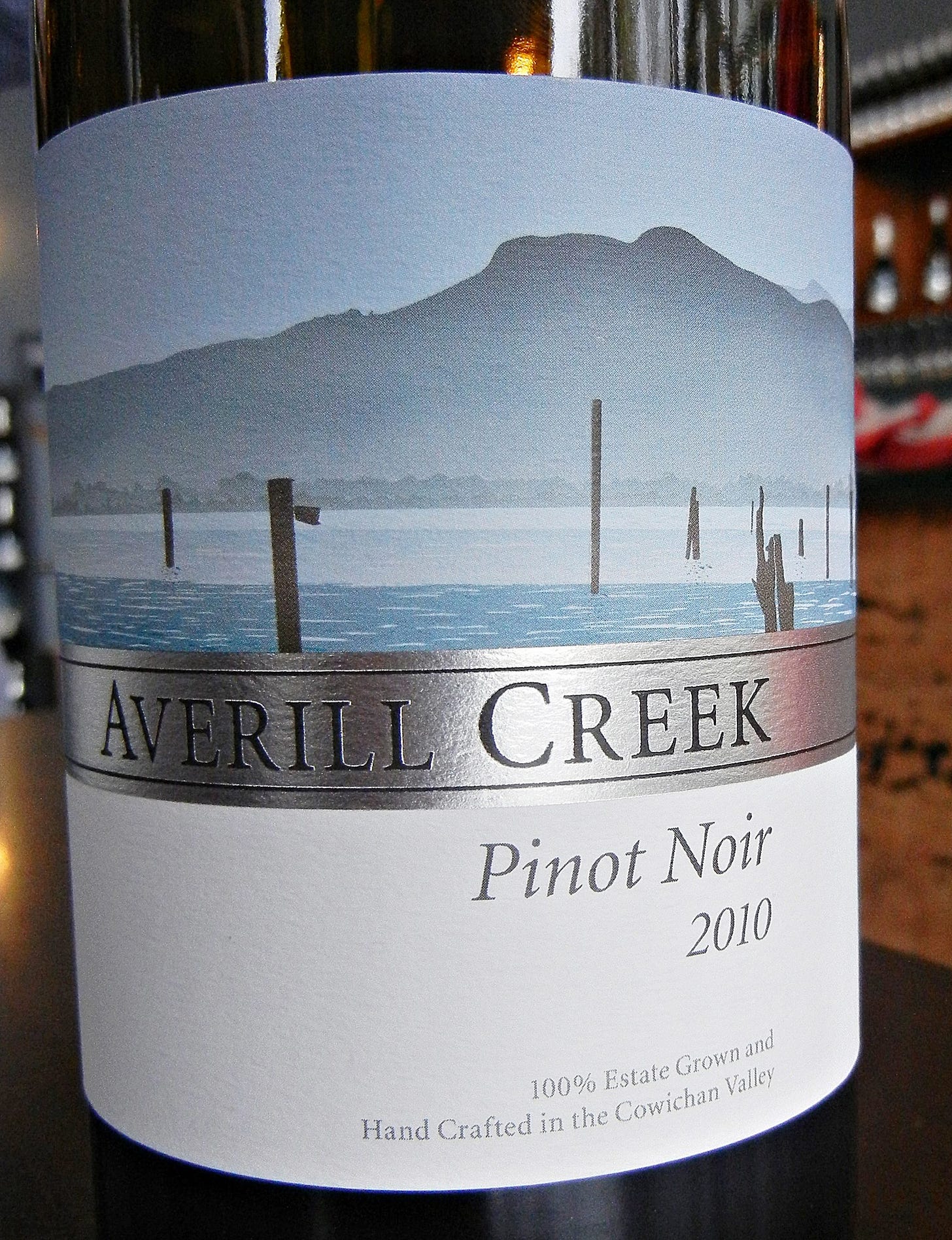 Averill Creek Pinot Noir 2010 Label - BC Pinot Noir Tasting Review 24